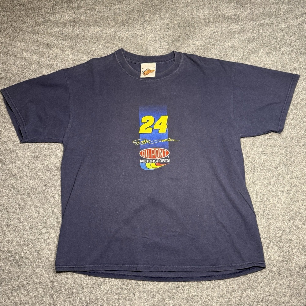 WINNERS CIRCLE Jeff Gordon Nascar Dupont Motorsports #24 T-Shirt Size X Large